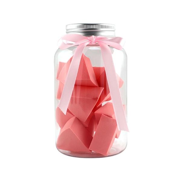 

sponges, applicators & cotton 12pcs triangle accessories facial women travel smooth elastic makeup tool wet and dry with bottle powder puff