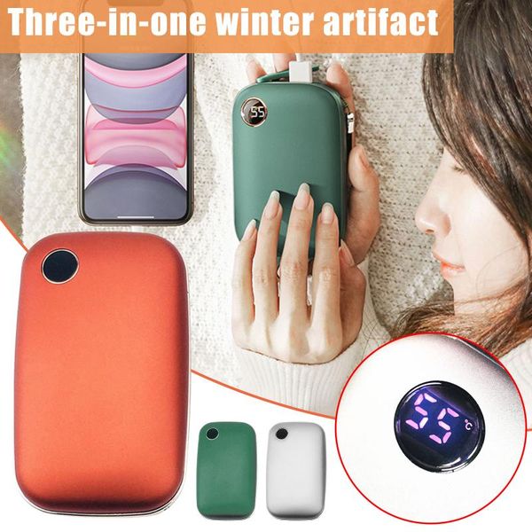 

3in1 cute charging hand warmer mobile power portable small winter gift rechargable massager m2 electric massagers