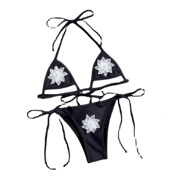 

21 pure bikini split swimsuits with lovely personality, White;black