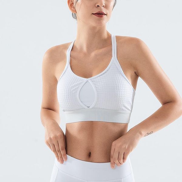 

gym clothing sports bras for women longline wirepadded medium support yoga bra top, White;black