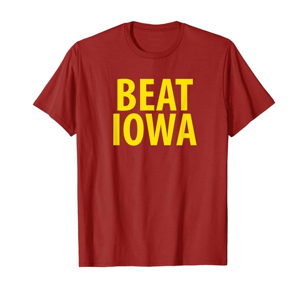 

official beat iowa house divided state of ia t-shirt, White;black