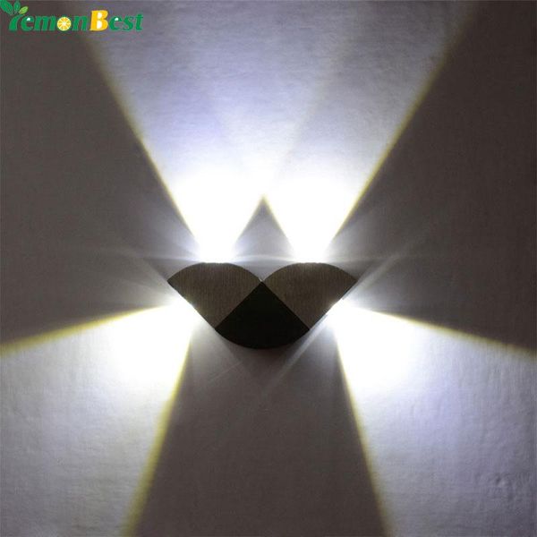 

wall lamp aluminum modern led up down 4w 4-led lights for home lighting bathroom indoor outdoor ac 85-265v