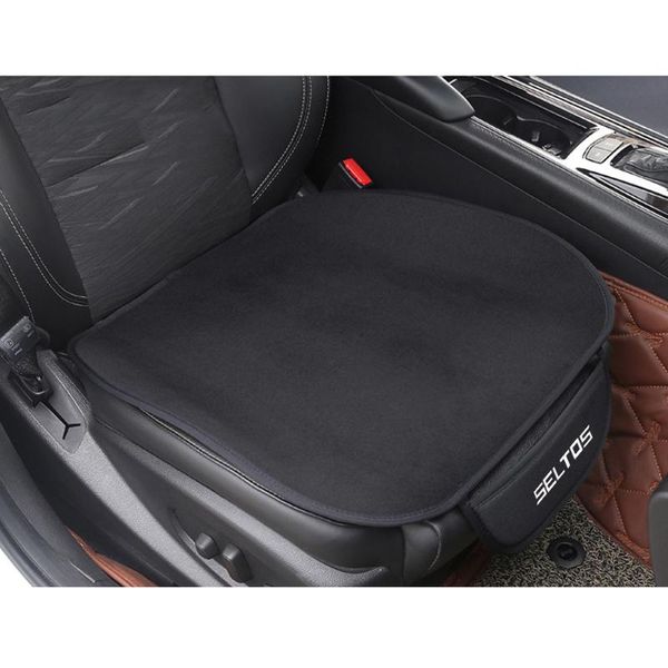 

car seat covers 1 pc plush warm cushion cover pad mat for kia seltos