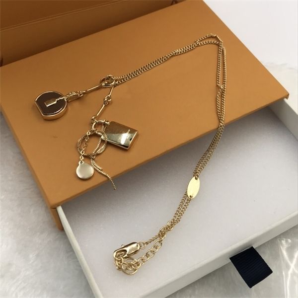 

new 2021 korean popular women's diamond inlaid long necklacesv 0561q, Silver