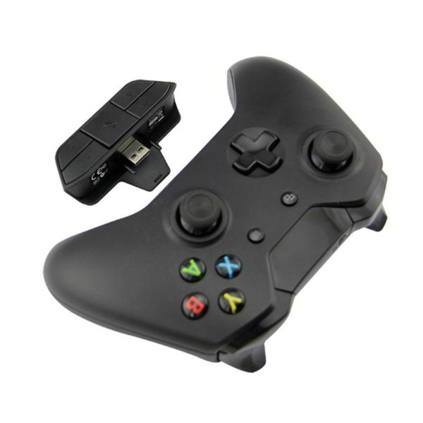 

game controllers & joysticks stereo headset adapter audio headphone converter for microsoft xbox one wireless controller black ship