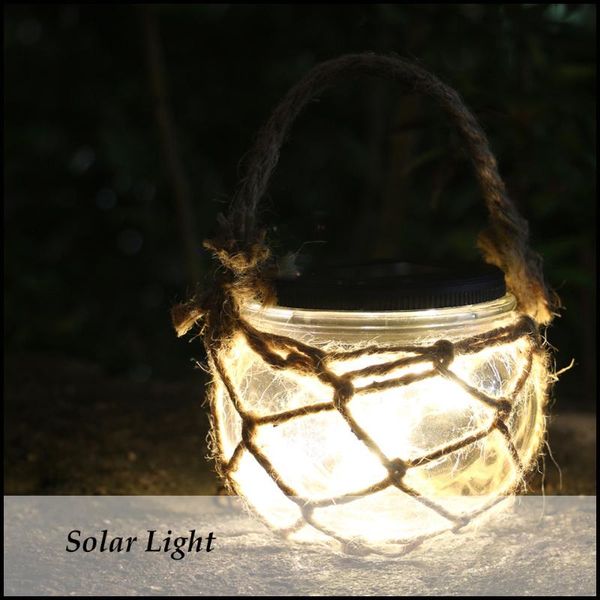 

lawn lamps 4pcs/lot solar power glass hanging lamp night light outdoor garden landscape tree