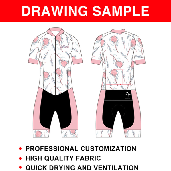 

racing sets women's one piece jumpsuitcustom cycling clothing personalized wear bike clothes any design/sizes/logos can be choose, Black;blue