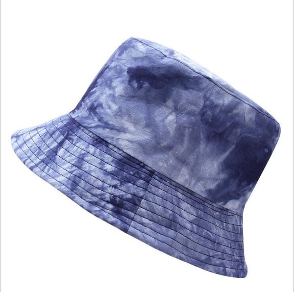 

wide brim hats autumn and winter ladies double-sided fisherman cap wild casual foldable basin hat male sun shade, Blue;gray