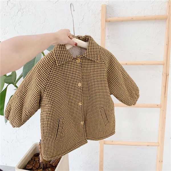 

jackets girls baby's kids coat jacket outwear 2021 cute thicken velvet winter autumn cotton cardigan children's clothing, Blue;gray