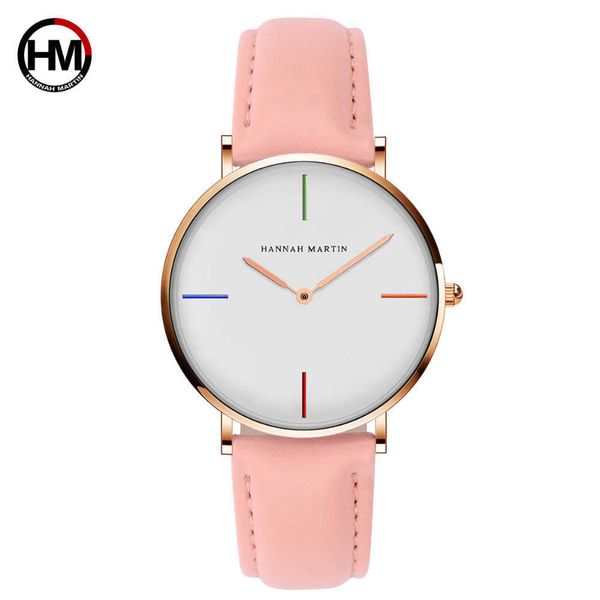 

fashion women watch japan quartz movement leather strap unique ladies gifts waterproof wristwatch reloj mujer relogio feminino 210527, Slivery;brown