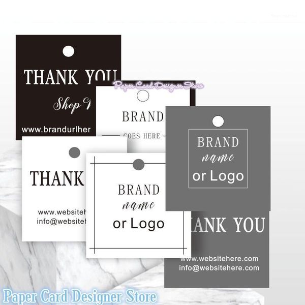 

greeting cards custom hang tag,thank you tag, product thank you, clothing logo labels/black series1