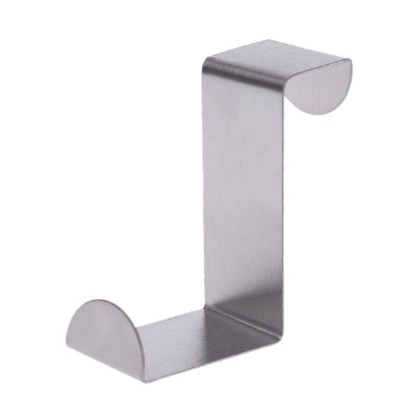 

stainless steel over door hook kitchen cupboard drawer cabinet clothes holder organizer 449c hooks & rails