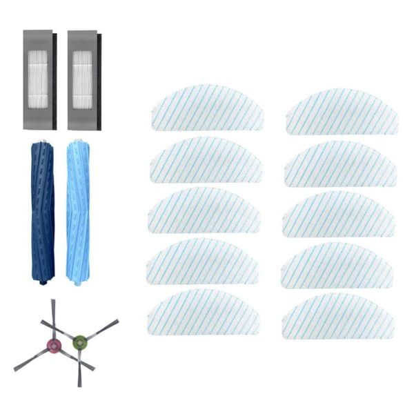 

vacuum cleaners promotionfor ecovacs t9 aivi/aivi+ sweeper replacement accessories main brush rolling side hepa filter strong mop