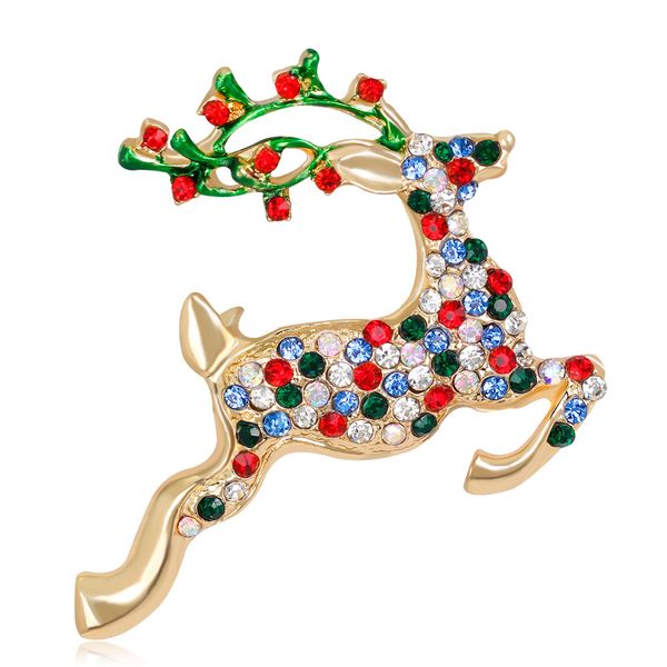 

factory animal fashion christmas personality lovely deer brooch christmas