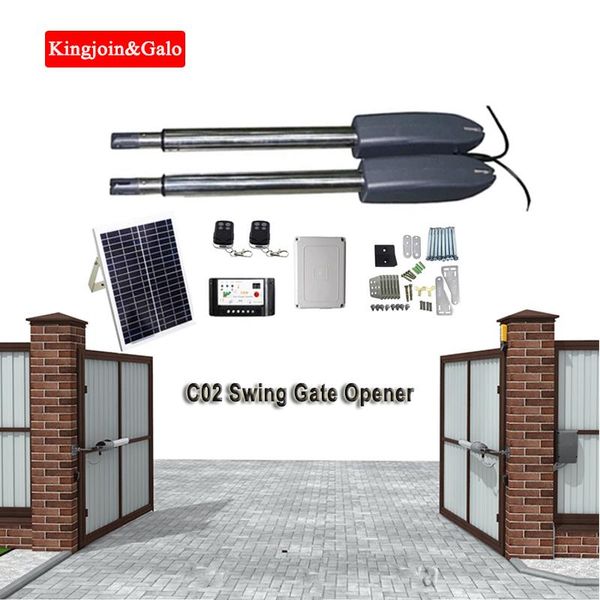 

home smart automatic door opener kit solar double for system fingerprint access control