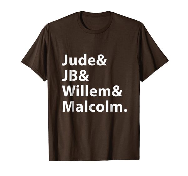 

jude jb willem malcolm t-shirt, White;black