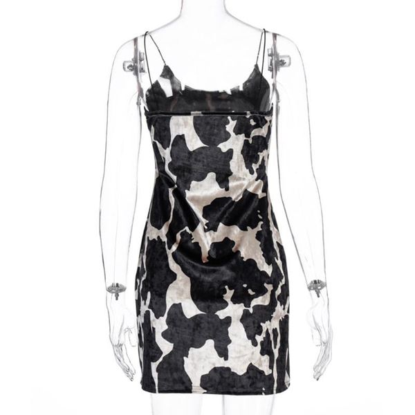 

women's camouflage tight mini dress sleeveless printed party club sling casual dresses, Black;gray