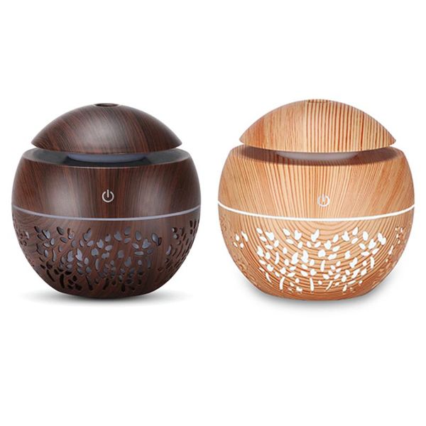 

essential oils diffusers usb humidifier aroma oil diffuser mist air purifier single room humidifiers wood grain