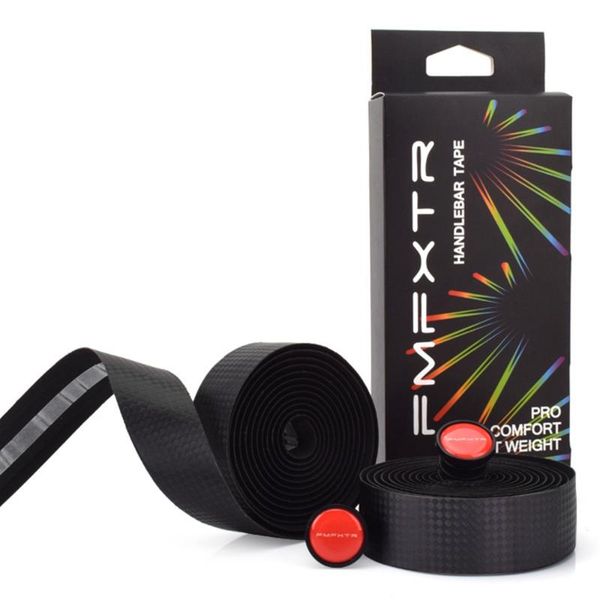 

bike handlebars &components fmfxtr 1 pair handlebar tape carbon fiber breathable cycling handle wraps with bar end plugs anti-slip riding ac