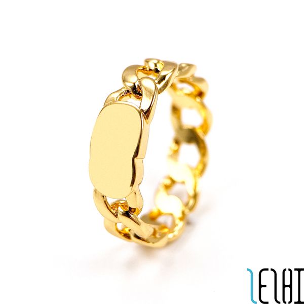 

classic couple promise eternity love wedding rings woman stainless steel knotted plating 18k link gold ring for women wed engagement jewelry, Slivery;golden