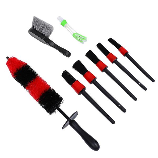 

car sponge 8pcs wheel tire brush useful cleaning kit wash supplies