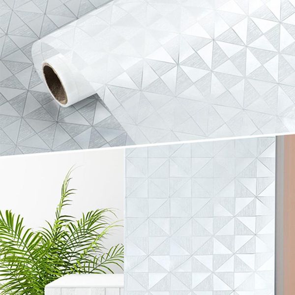 

window stickers 45x200cm self adhesive film light opaque floral pattern home decoration privacy glass door sticker bathroom decor