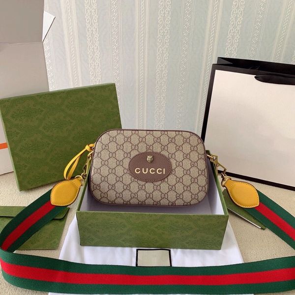 

handbag net star same cowhide tiger head camera bag classic fashion versatile men's and women's single shoulder messenger luxurys
