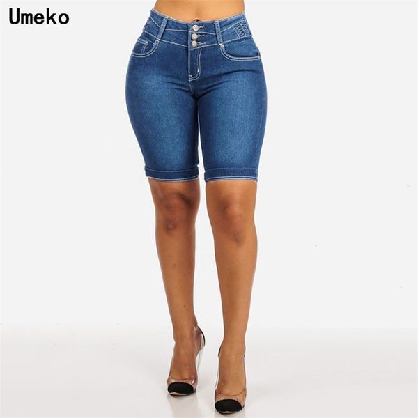 

chic fashion high waist mom skinny shorts for women pants vintage black washed boyfriend short jeans jeggings pantalones, Blue