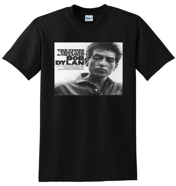 

bob dylan t shirt the times they are a changing small medium large xl, White;black