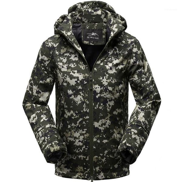 

men's jackets camouflage jacket mens szip up hoodie pring autumn thin breathable windproof single layer outdoor sport mountaineering cl, Black;brown