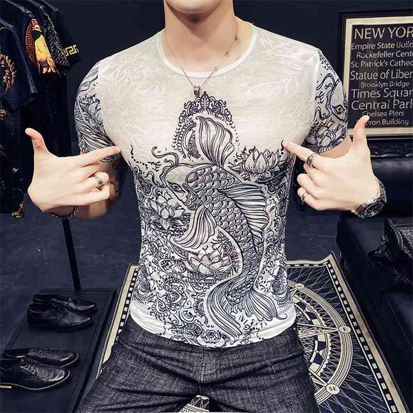 

harajuku t shirt men summer short sleeve funny shirts streetwear casual o-neck ops ees clothes breathable comfortable 210629, White;black