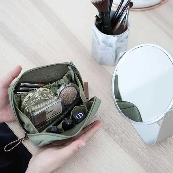 

make-up bag for women portable cosmetics and lipstick compact mini model 210901
