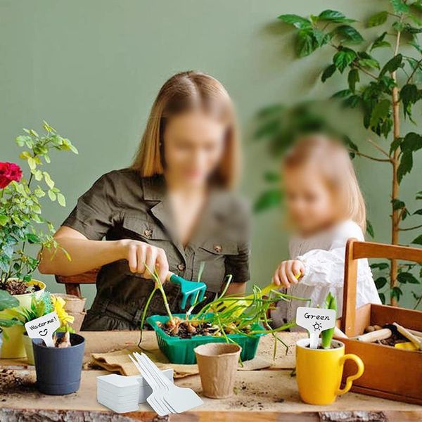 

planters & pots nursery plants marker labels name tags t-type gardening planter tool set pvc