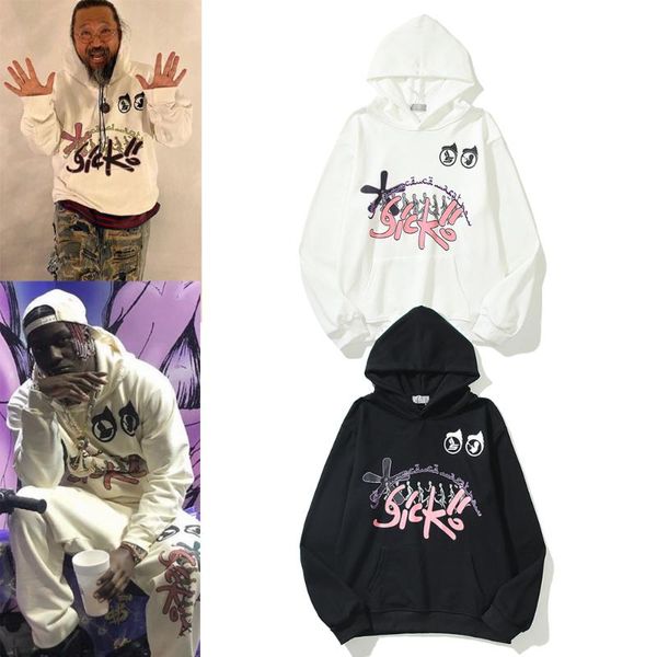 

men's hoodies & sweatshirts hip hop fleece 2022 men women fashion harajuku winter autumn pullover, Black