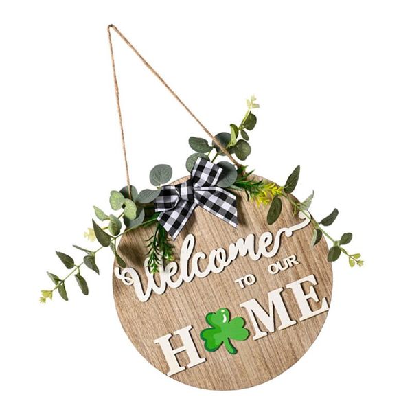 

party favor 1 set of wooden door hanging pendant decorative welcome board doorplate