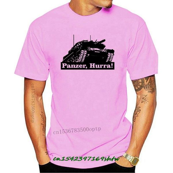 

men's t-shirts panzer hurra leo milit  r bundeswehr panzertruppe leopard 2 bw - t shirt #5415 o-neck printed tee, White;black