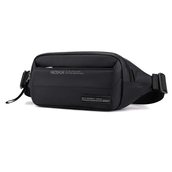 

waist bags men nylon hip bum fanny pack money pouch multi-pocket fashion sling crossbody chest male belt