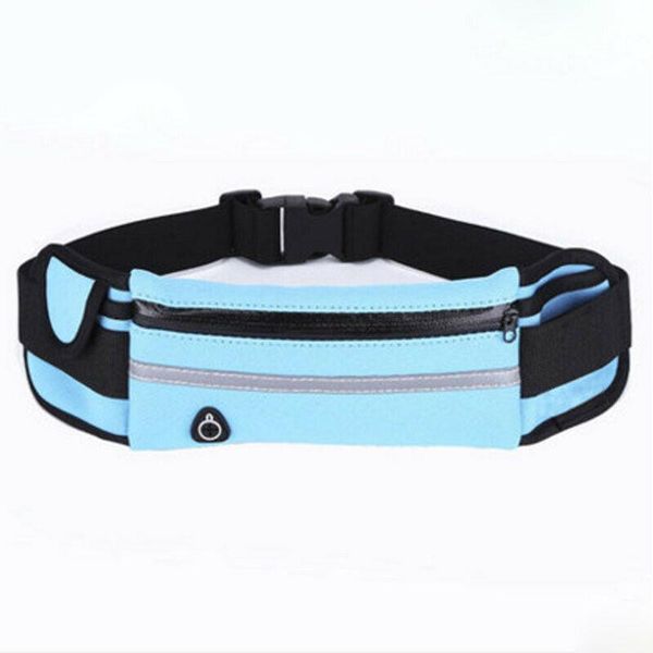

women ladies waterproof sport runner waist belt bag pack pouch bum jogging gym yoga zip fanny bags