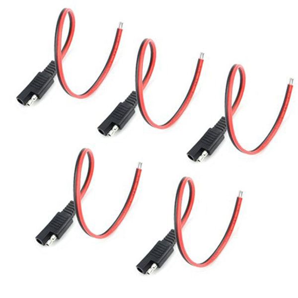 

video cables & connectors 5 pcs sae power automotive extension cable 18awg 300mm