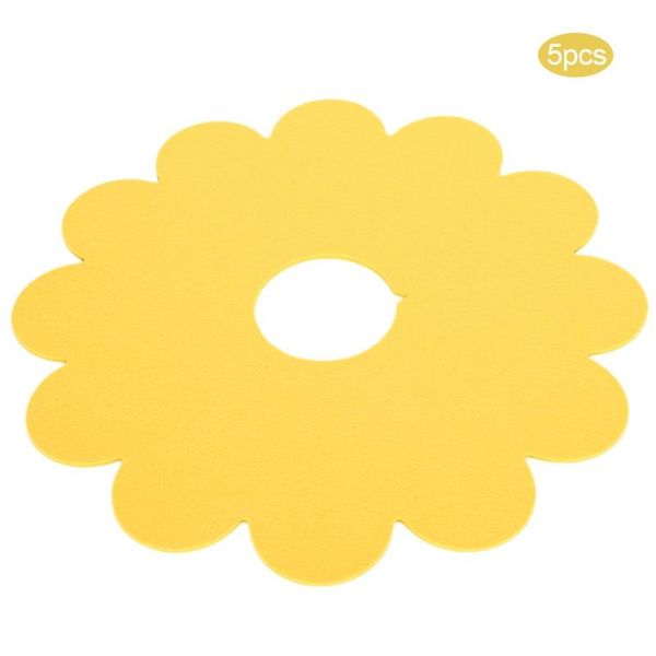 

dog collars & leashes 5 pcs pet cat recovery collar yellow flower soft elizabethan cone anti-bite anti-lick wound healing