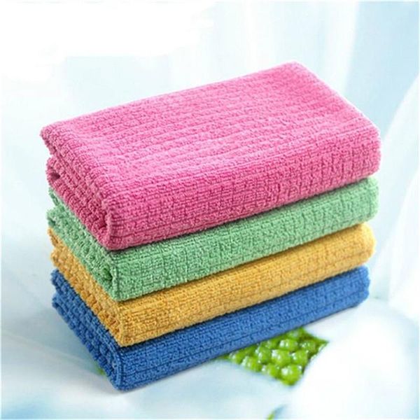 

cleaning cloths anti-grease bamboo fiber dish cloth washing towel absorbent dishwashing kitchen wiping rag