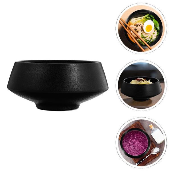 

bowls 1pc ceramic bowl container household ramen durable soup