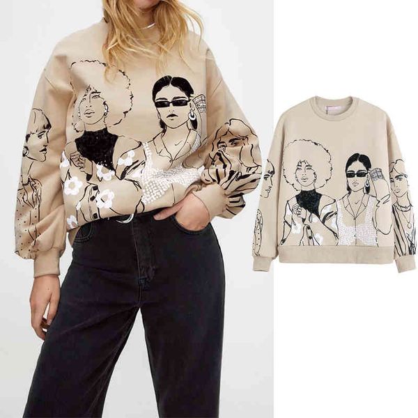 

women's sweaters women autumn winter girl printing knitted sweater o-neck long sleeve pullover casual knitted sad5, White;black