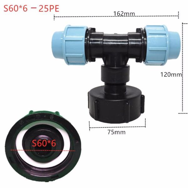 

watering equipments lawn water tank adapter tap three-way outlet tool pipe 1/4\\\\\\\" 3-way accessory