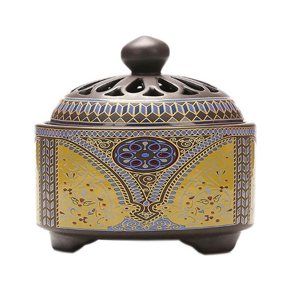 

ceramic incense burners portable censer holder for home living room decoration ornament yoga gift fragrance lamps