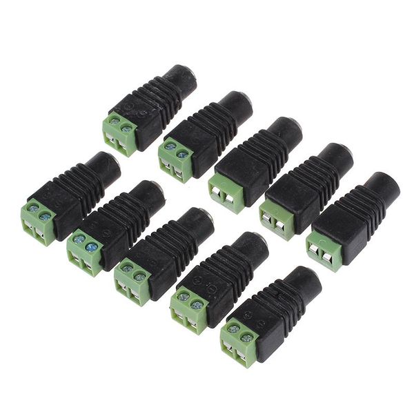 

other lighting accessories cctv camera 2.1x5.5mm female power adapter 10 pcs