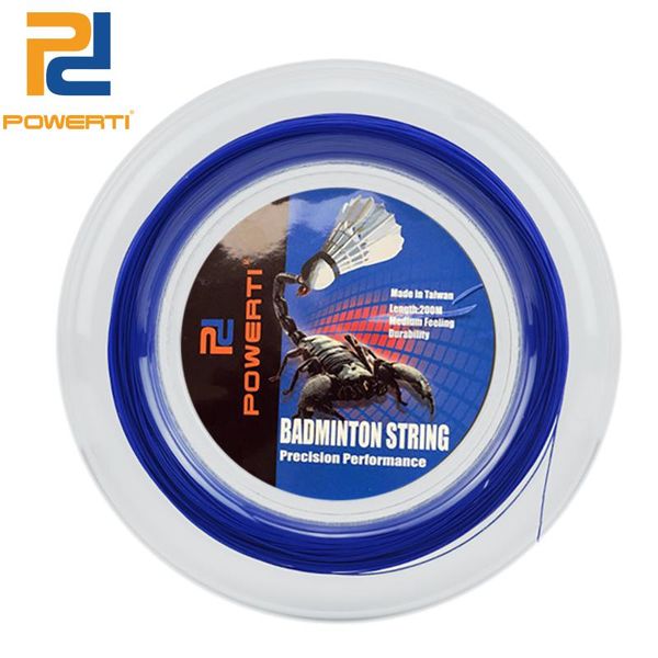 

0.69mm badminton racket string nanofibers reel training racquet bx95 200m soft gym sets