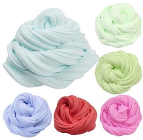

60ml cloud fluffy polymer antistress charms toys slimes putty slime kit plasticine light clay kids additives toy for children