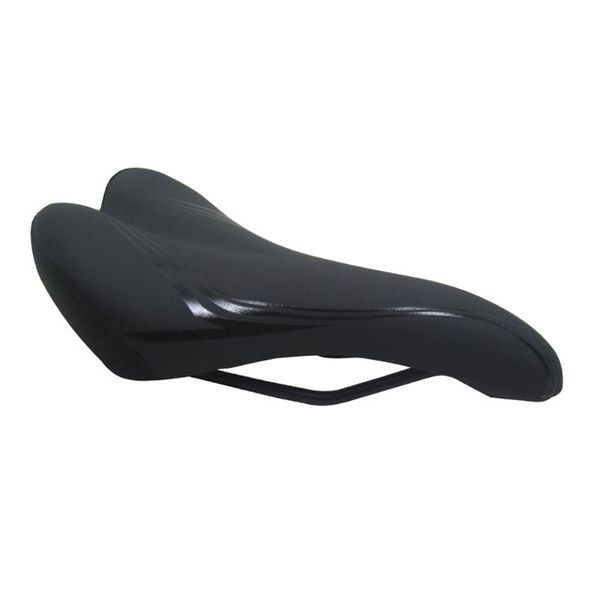 

bike saddles universal silicone saddle thicken thin mountain seat mtb cycling sports cushion pad (black)