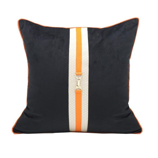 

cushion/decorative pillow solid throw pillowcase metal design decorative living room cushion cover luxury 45x45cm
